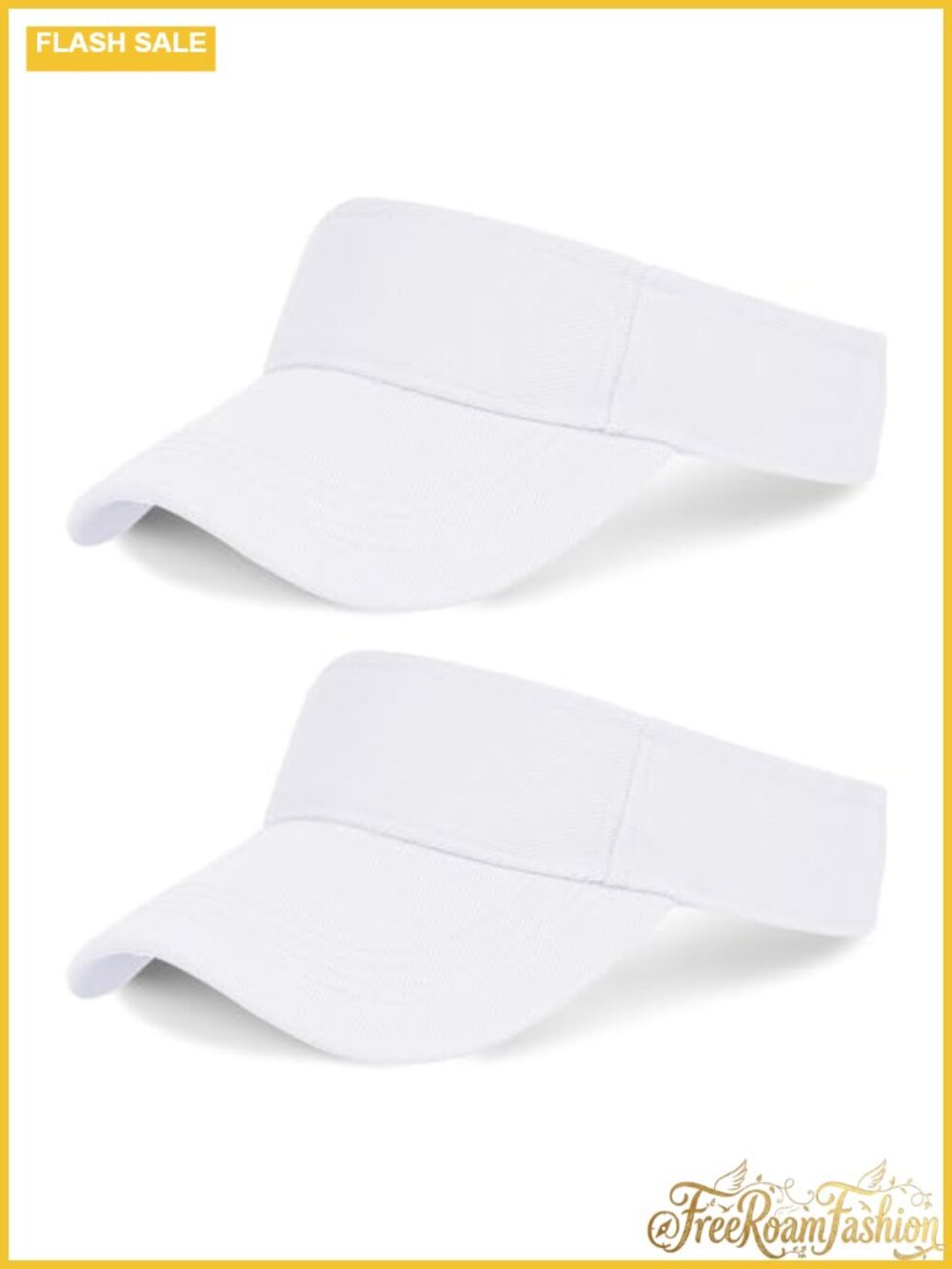 2 Pack Athletic Mesh Sun Visor Adjustable Cotton Sports Cap UV Protection